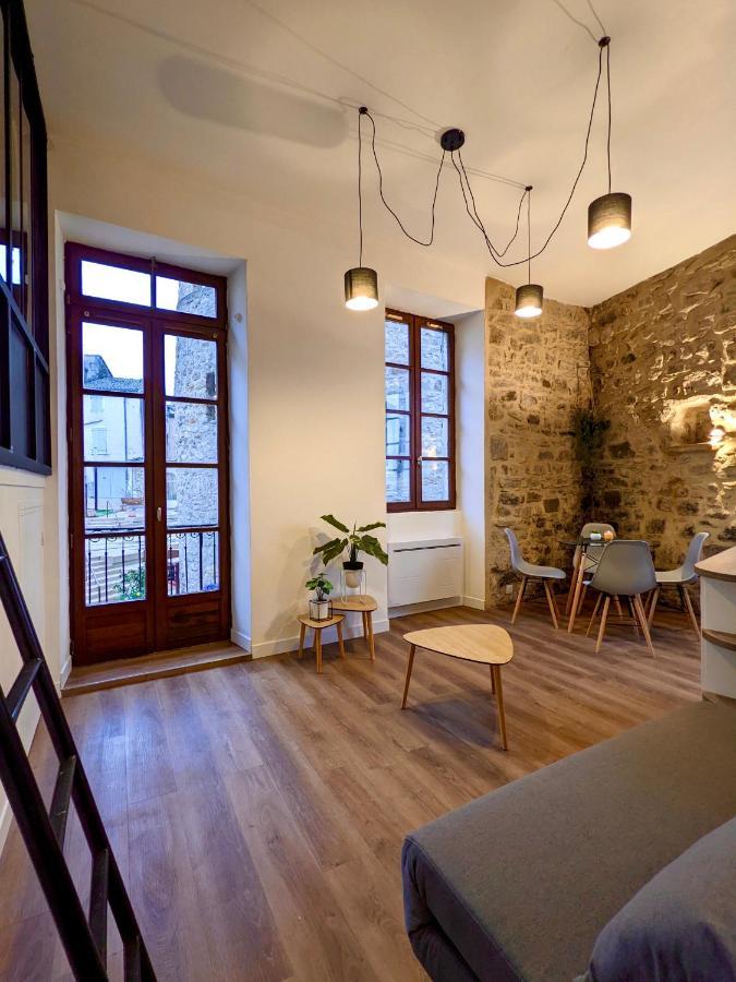 Joli Appartement De Charme Renove En Centre Ville Aubenas Dış mekan fotoğraf